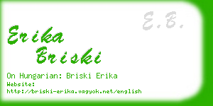 erika briski business card